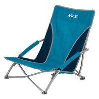 Plážové kreslo NILS NC3035 modro-sivé