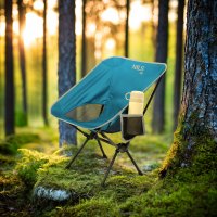 Ultraľahké skladacie kreslo NILS Camp NC3320 modré