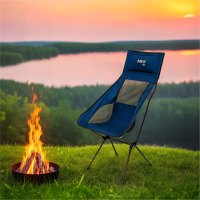 Ultraľahké skladacie kreslo NILS Camp NC3322 modré