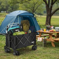 Kempingový vozík NILS Camp NC2604 XXL čierny