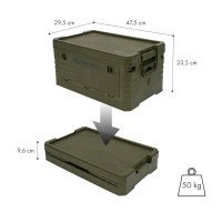 Skladací box s vekom NILS Camp NCB4001 32L