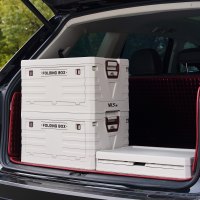 Skladací box s vekom NILS Camp NCB4004 50L sivý