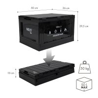 Skladací box NILS Camp NCB4006 2v1 s vekom a funkciou stola 50L