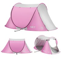 Plážový stan NILS Camp NC3043 ružový