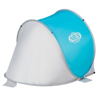 Samorozkládací plážový stan NILS Camp NC3173 modro-sivý