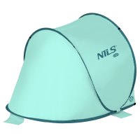 Samorozkladací plážový stan NILS Camp NC3173 mätový