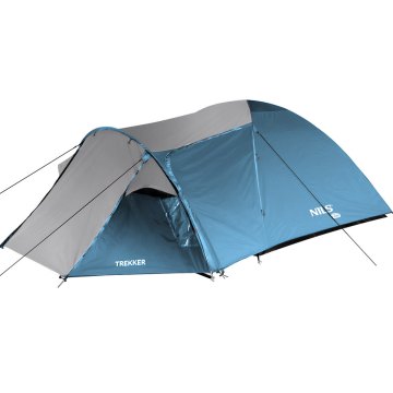 Turistický stan NILS Camp NC6012 Trekker modro-sivý