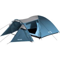 Turistický stan NILS Camp NC6012 Trekker modro-sivý