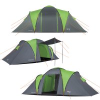 Rodinný stan NILS Camp NC6431 Highland IV zelený/sivý