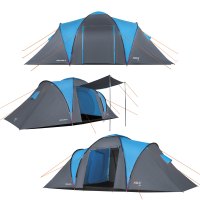 Rodinný stan NILS Camp NC6431 Highland IV modrý/sivý
