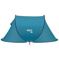Samorozkladací plážový stan NILS Camp NC3743 modrý