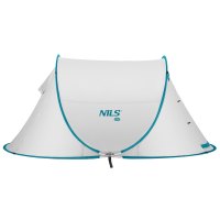 Samorozkladací plážový stan NILS Camp NC3743 sivý