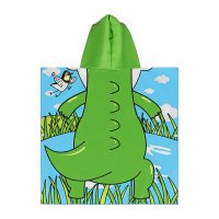 Uterák - pončo z mikrovlákna NILS aqua NAR20 Crocodile