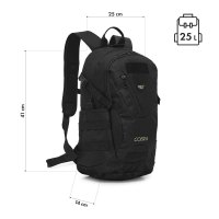 Batoh NILS Camp NC3905 Cobra 25L čierny