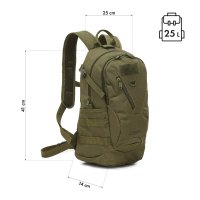 Batoh NILS Camp NC3905 Cobra 25L zelený