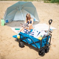 Slnečník NILS Camp NC7822 XL 190 cm modrý