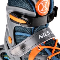 Kolieskové korčule NILS Extreme NJ1828A sivo-oranžové