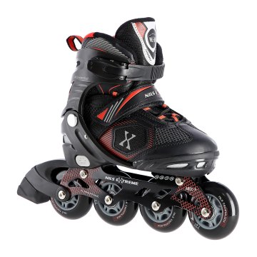 Kolieskové korčule NILS Extreme NA9080, červené