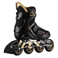 Kolieskové korčule NILS Extreme NA22151 Armour čierna-zlatá