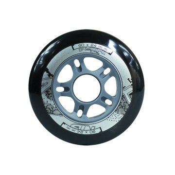 KOLIESKA NILS EXTREME PU 90x24 ČIERNE (4KS)