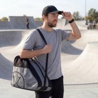 Taška na korčule NILS Extreme TS110 sivá