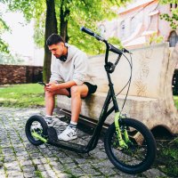Kolobežka NILS Extreme WH10201 s pumpovanými kolesami 16/20"