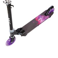 Skladacia kolobežka NILS Extreme HD025 LED fialová