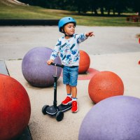 Detská trojkolesová kolobežka NILS Fun HLB1306 s LED deckom