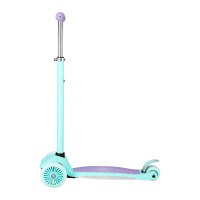Detská trojkolesová kolobežka NILS Fun HLB1310 s LED fialová