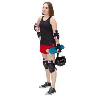 Súprava chráničom NILS Extreme H709 čierna-ružová