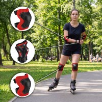 Súprava chráničov NILS Extreme H320 červená