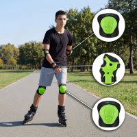 Súprava chráničov NILS Extreme H210 zelená