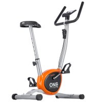 Mechanický rotoped ONE Fitness RW3011 strieborno-oranžový