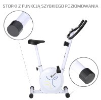 Magnetický rotoped ONE Fitness RM8740 biely