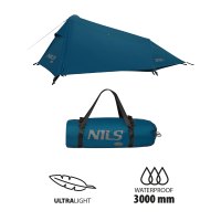 Ľahký stan NILS Camp NC2502 Skyair 2 modrý