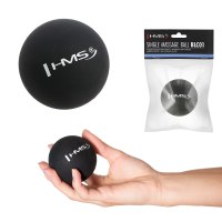 Masážna lopta HMS BLC01 čierna - Lacrosse Ball