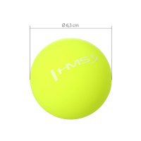 Masážna lopta HMS BLC01 zelená - Lacrosse Ball