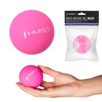 Masážna lopta HMS BLC01 ružová - Lacrosse Ball