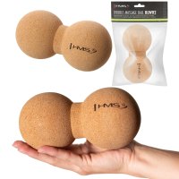Korková dvojitá masážna lopta HMS BLW02 - Lacrosse Ball