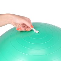 Gymnastická lopta HMS YB01N 75 cm modrá