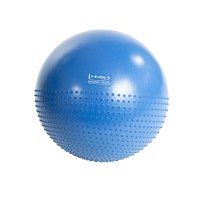 Masážna gymnastická lopta HMS YB03N 55 cm modrá