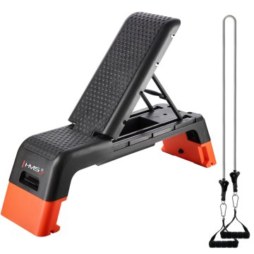 Step na aerobik HMS AS009 Pro s funkciou lavice