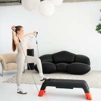 Step na aerobik HMS AS009 Pro s funkciou lavice