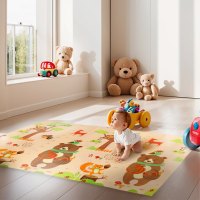 Detská skladacia penová podložka NILS Fun MD05 Forest