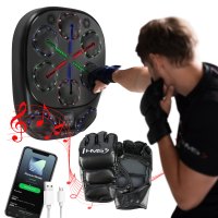 Elektronický boxerský terč HMS TB10 s LED, Bluetooth a rukavicami (Music Boxing Machine)