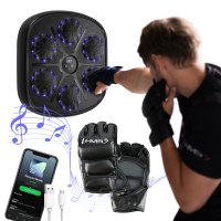 Elektronický boxerský terč HMS TB03 s LED, Bluetooth a rukavicami (Music Boxing Machine)