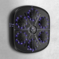 Elektronický boxerský terč HMS TB03 s LED, Bluetooth a rukavicami (Music Boxing Machine)