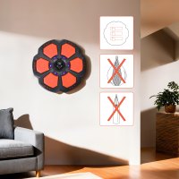 Elektronický boxerský terč HMS TB06 s LED, Bluetooth a rukavicami (Music Boxing Machine)