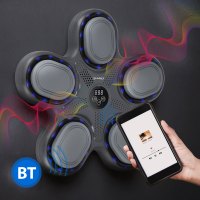 Elektronický boxerský terč HMS TB11 s LED, Bluetooth a rukavicami (Music Boxing Machine)