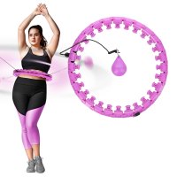 Masážna obruč HMS HHW12 plus size so závažím fialová